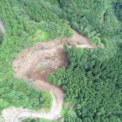 令和４年度森林資源循環利用林道整備事業（開設）峠谷線（３工区）画像2