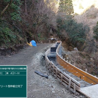 その他林道 井戸線 ２号箇所（その２）　災害復旧事業（４年災）画像4